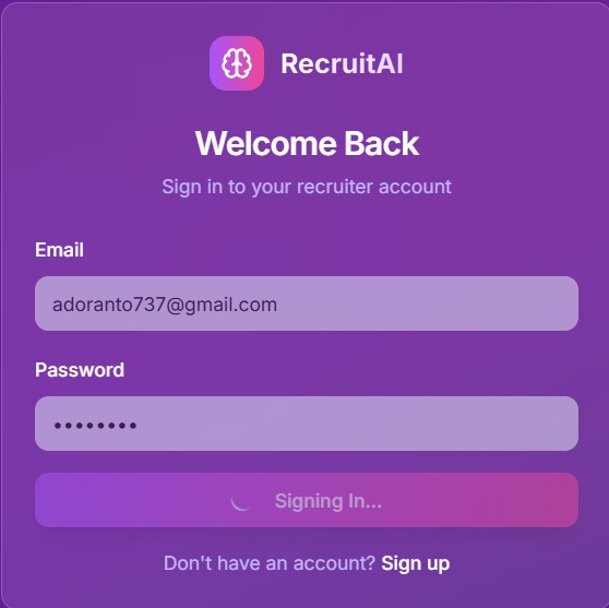 RecruitAI Agent – screenshot 4
