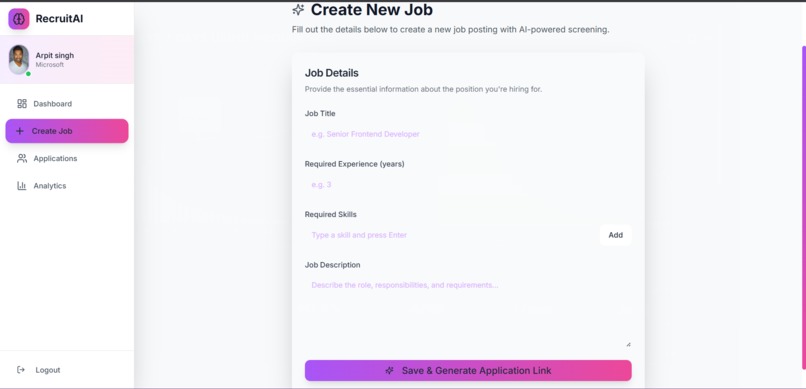 RecruitAI Agent – screenshot 6