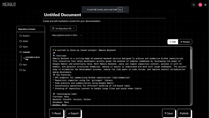Nebula – screenshot 8