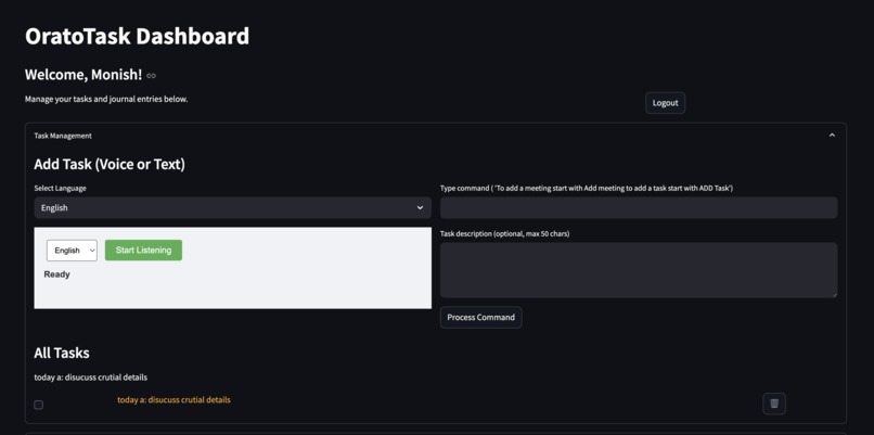 OratoTask – screenshot 4