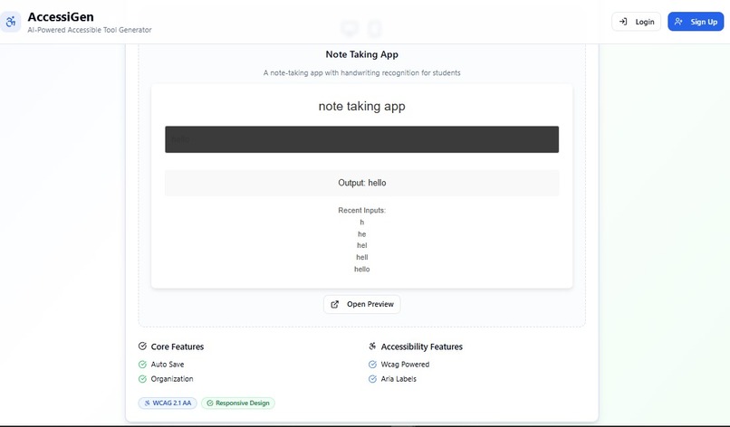 AccessiGen – screenshot 1