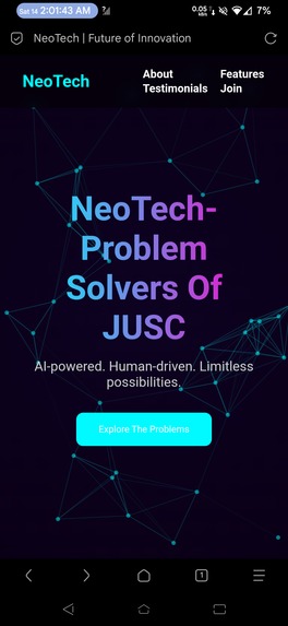 NeoTech–AI-Powered Spiritual & Mathematical Guidance Website – screenshot 1