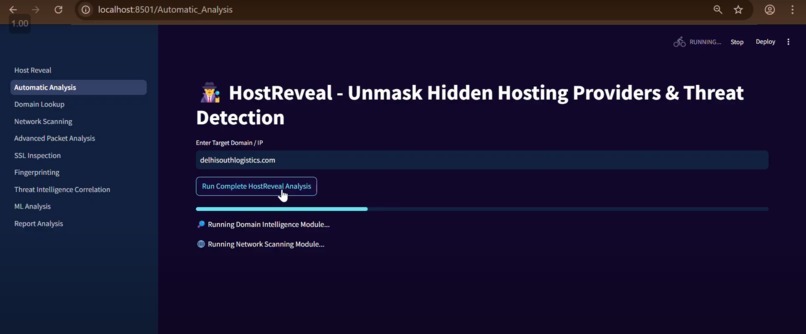 HostReveal – screenshot 1