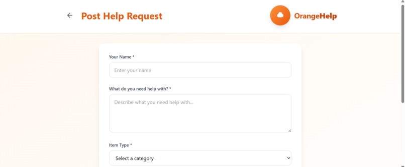 OrangeHelp – screenshot 2