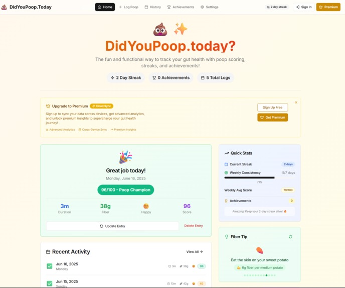 didyoupoop.today – screenshot 3