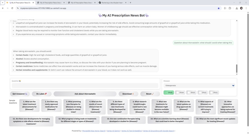 My AI Prescription News Bot – screenshot 6