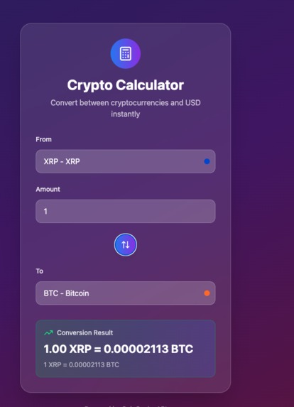 Crypto Swap – screenshot 1