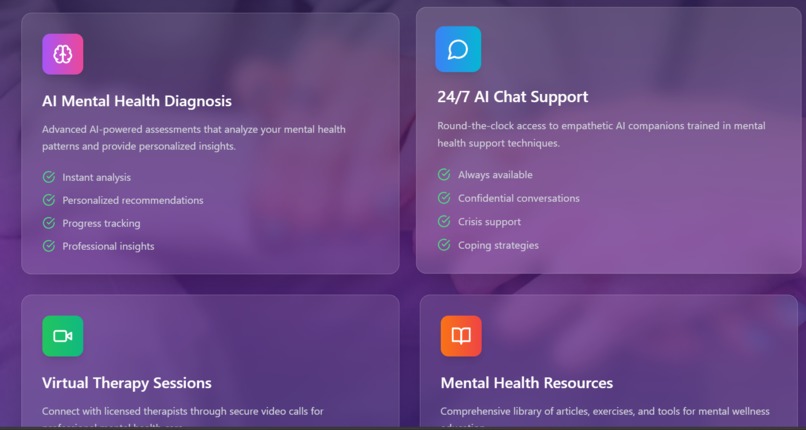 AI Driven Mental Health Diagnosis – screenshot 3