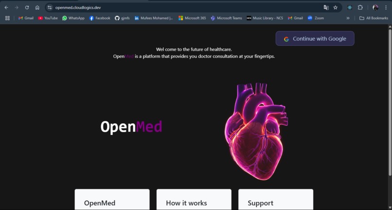 Project OpenMed – screenshot 1