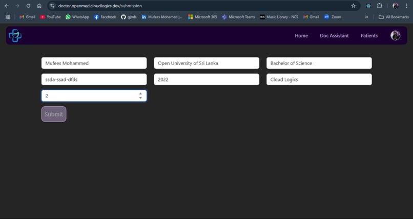Project OpenMed – screenshot 5