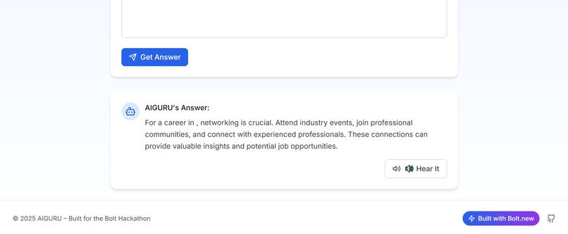 AIGURU – AI-Powered Career Roadmap Mentor – screenshot 2