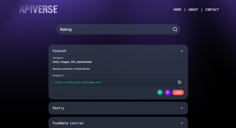APIVerse – screenshot 2