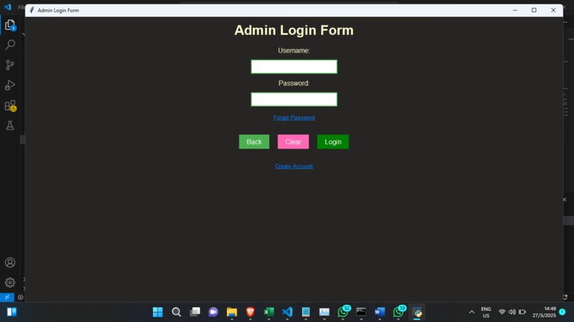 Facial recognition-based student attendance software – screenshot 12