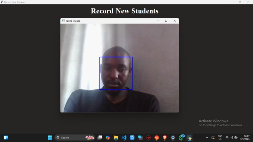 Facial recognition-based student attendance software – screenshot 17
