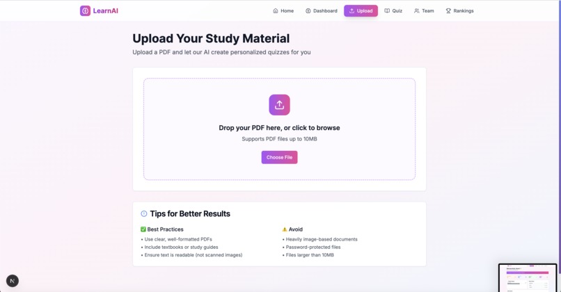 LearnAI – screenshot 1