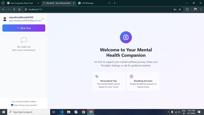 MindfulAI - your personal mental wellness companion – screenshot 2