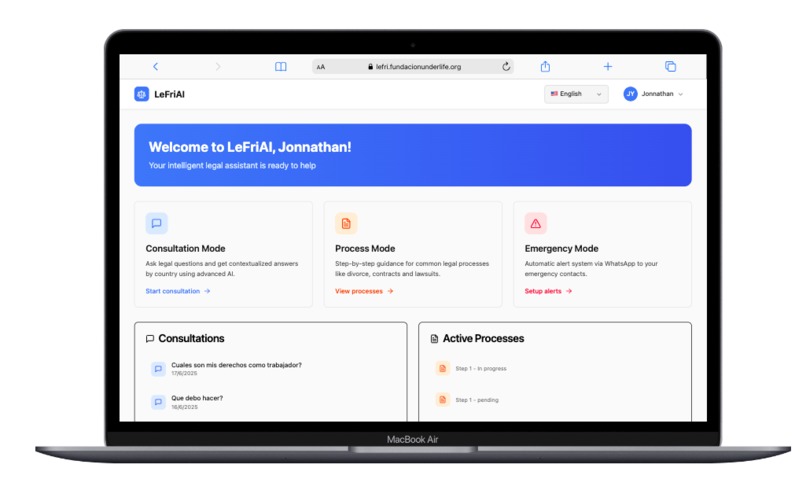 LeFriAI: Your Legal Friend Powered by AI – screenshot 3