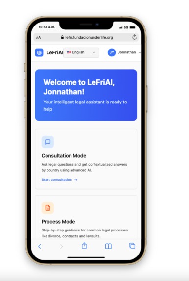 LeFriAI: Your Legal Friend Powered by AI – screenshot 4