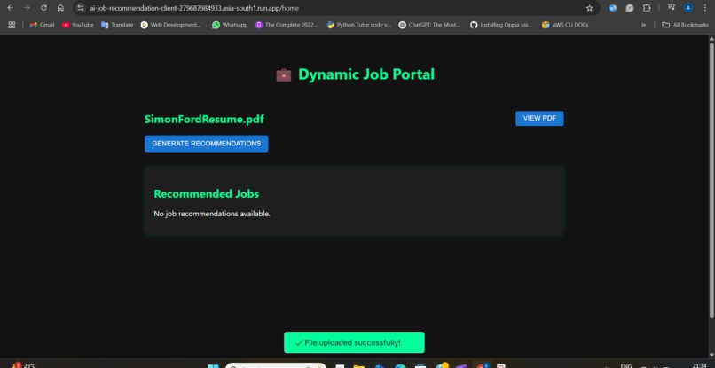 Dynamic Job Portal – screenshot 5