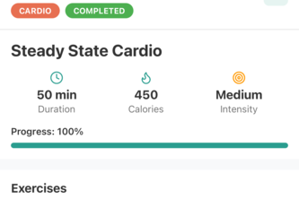 Gym Planner Mobile APP UI