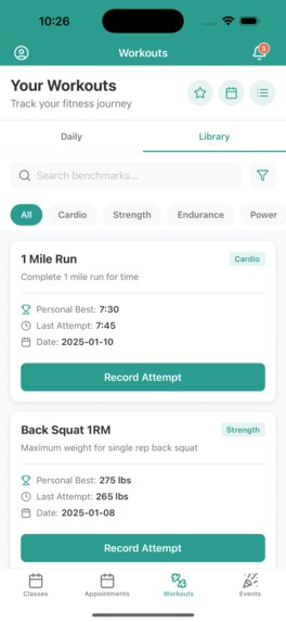 Gym Planner Mobile APP UI – screenshot 6