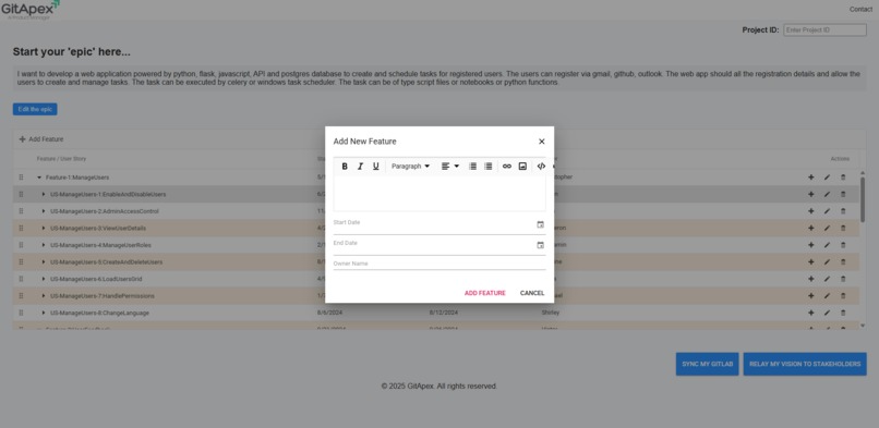 GitApex – screenshot 3