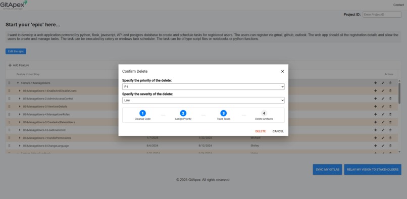 GitApex – screenshot 4