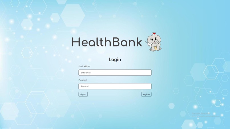 HealthBank – screenshot 1