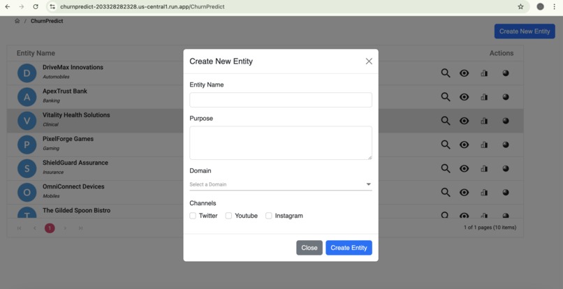 ChurnPredict – screenshot 3