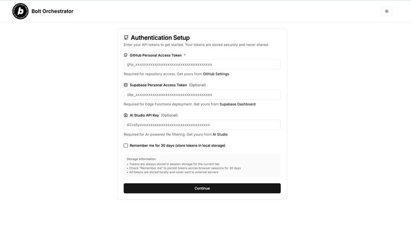 Bolt Orchestrator – screenshot 1