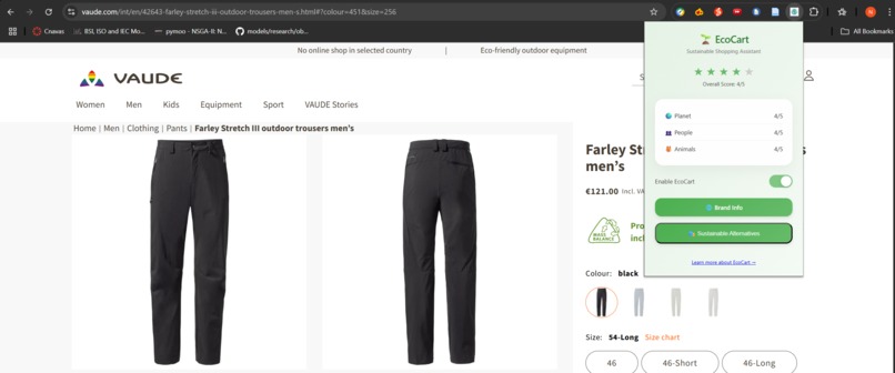 EcoCart – screenshot 1