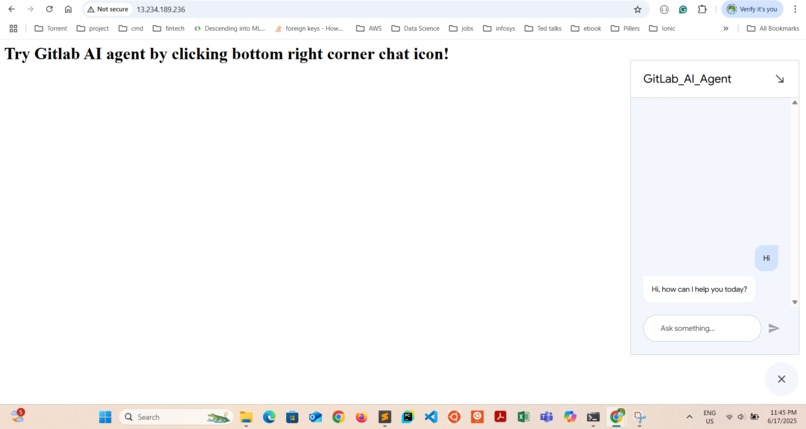 Faster CICD with Dialogflow chatbot – screenshot 1