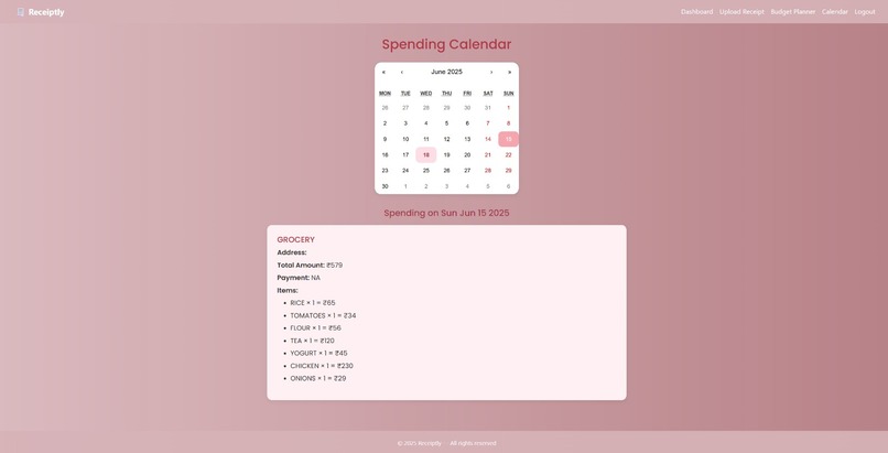 Receiptly – screenshot 1