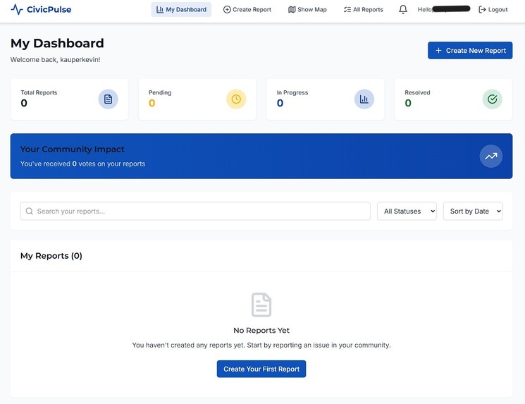 CivicPulse – screenshot 2