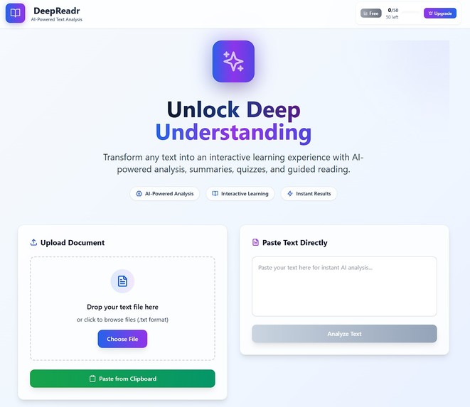 DeepReadr – screenshot 4