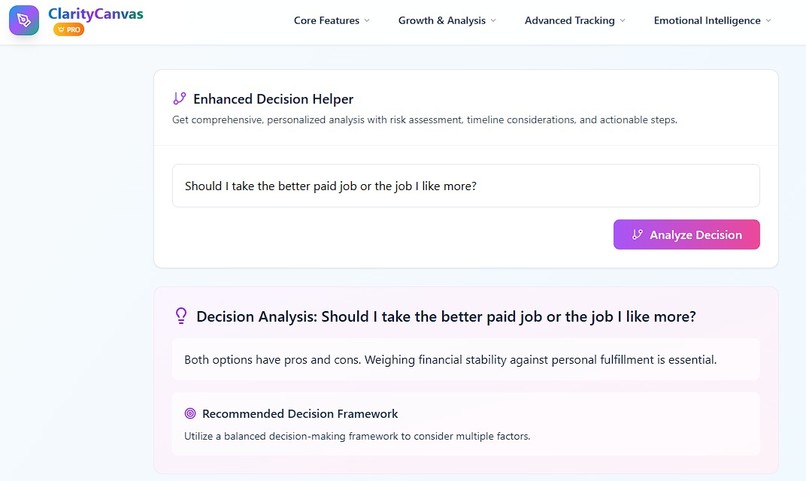 ClarityCanvas – screenshot 2