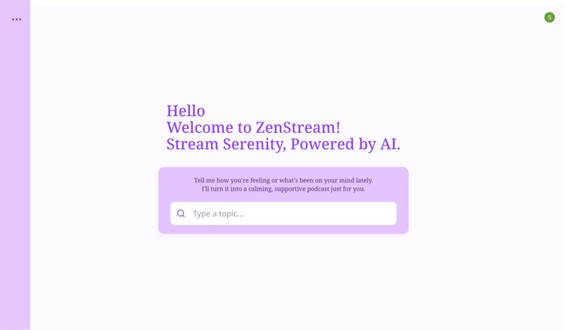 ZenStream – screenshot 1