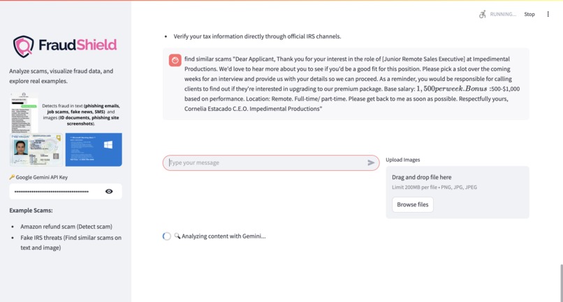FraudShield AI – screenshot 2