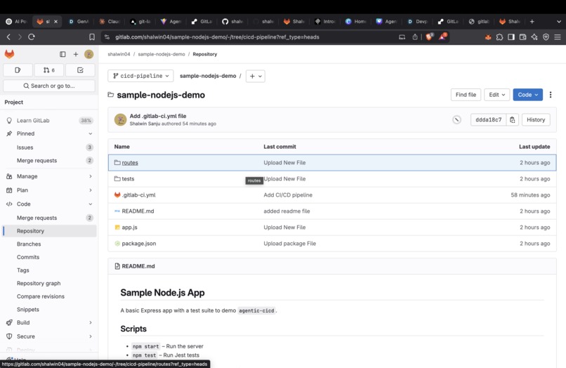 Agentic CICD – screenshot 3