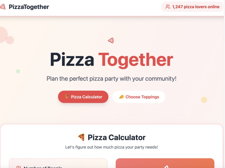 Pizza Party planner – screenshot 1