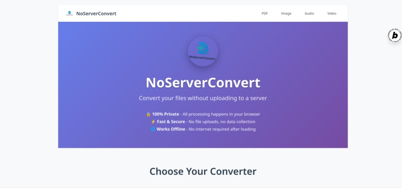 NoServerConvert – screenshot 1