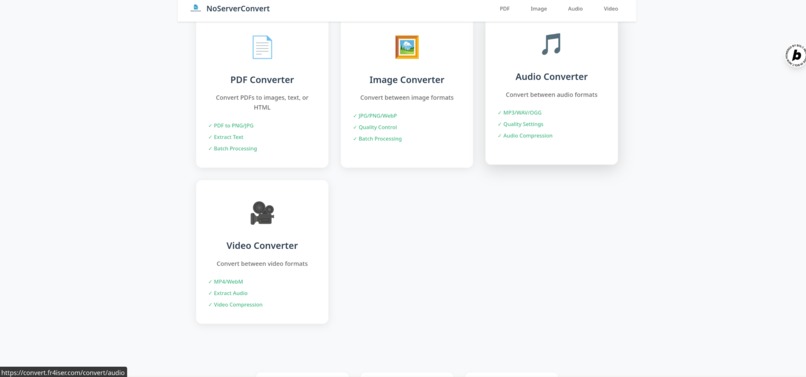 NoServerConvert – screenshot 2