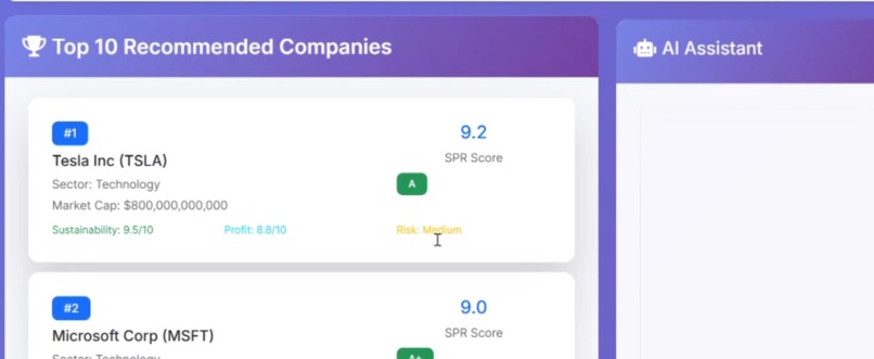 ESCIA AI:  Enhanced Company Analyzer  – screenshot 1