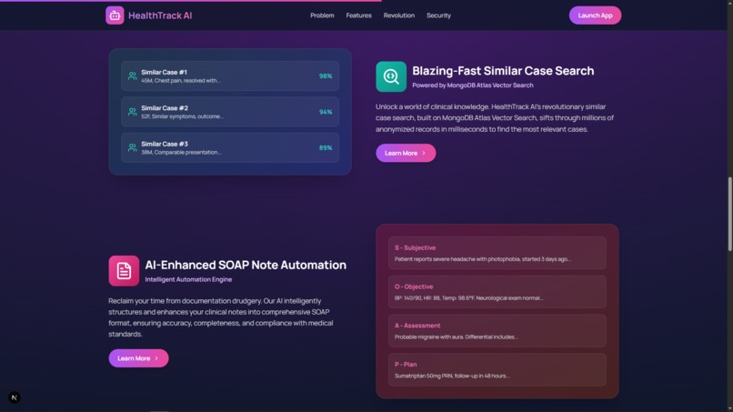 HealthTrack  – screenshot 3