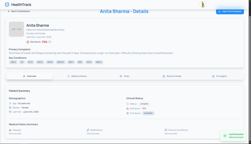 HealthTrack  – screenshot 7