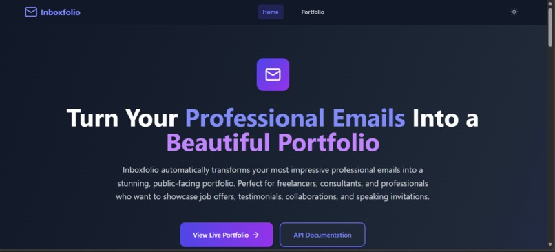 Inboxfolio – screenshot 4