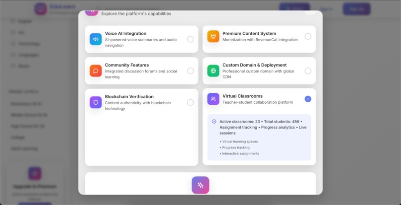 EduLearn: AI-Powered Learning for Everyone – screenshot 2