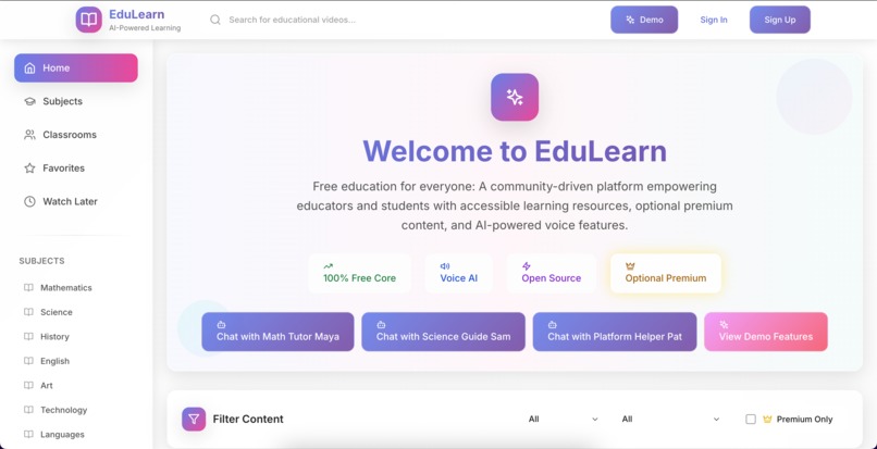 EduLearn: AI-Powered Learning for Everyone – screenshot 3