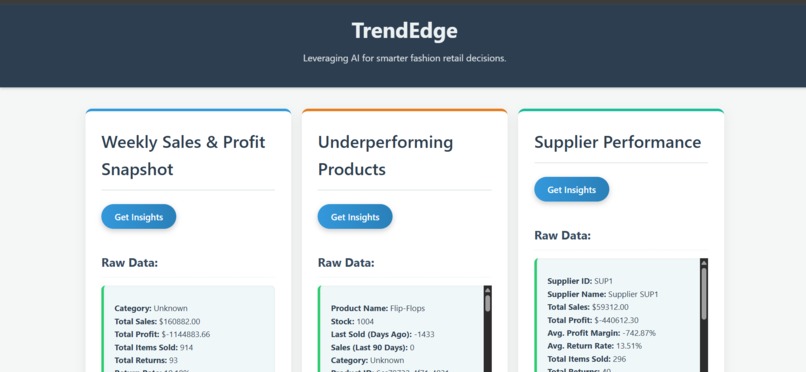 TrendEdge Analytics – screenshot 1