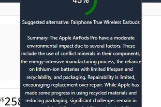 Sustainability Evaluator